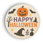 Happy Halloween Pin Badge | Spooky Fun Edition
